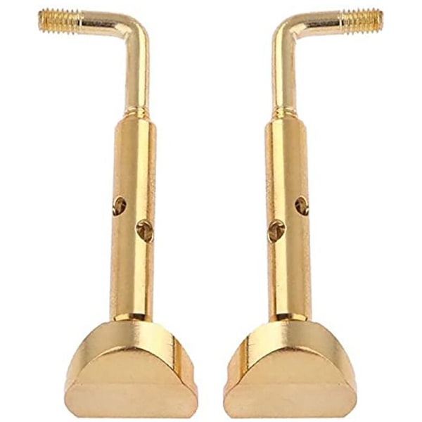 2 st Violin Hakstöd Skruvar Violin Hakstöd Klämmor Tillbehör för 4/4 3/4 Violin