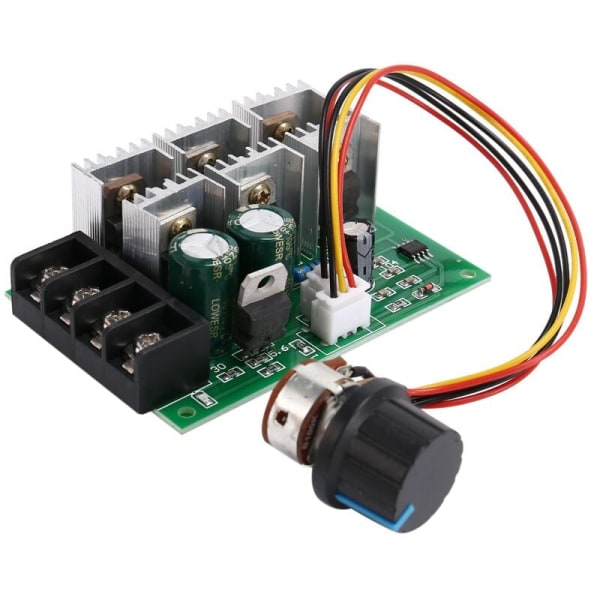 DC-motorregulator 9V-55V 9/12/24/36/48/55V 40A ZW40 PWM elektrisk styrenhet med omkastare