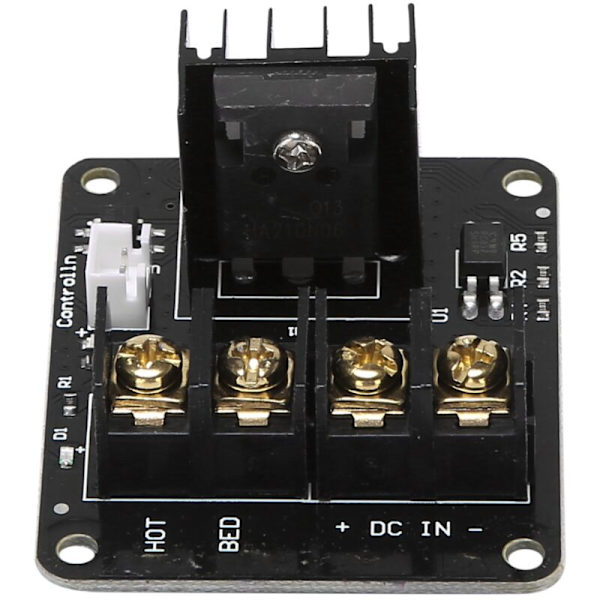 3D-tulostimen kuumapedin MOSFET-laajennusmoduuli 2-napainen Anet A8 A6 A2 yhteensopiva musta
