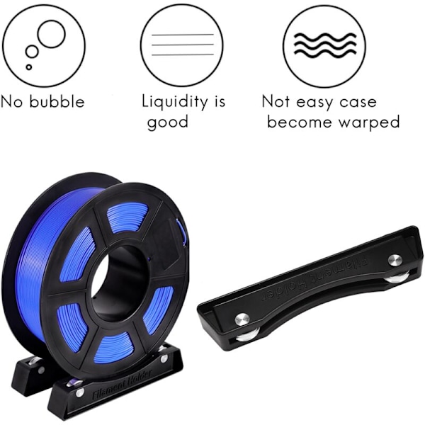 3D Printer Filament Spoleholder Støtte Stativ Holder til PLA/ABS/Nylon/Træ/TPU/Andre 3D Print Materialer