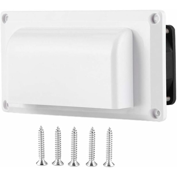 Camper bil sideventilationsventilator, indvendig ventilationsgitter 12V udsugningssæt campingvogn bil trailer skrue montering arbejde lydløs luftventil 13W RV side