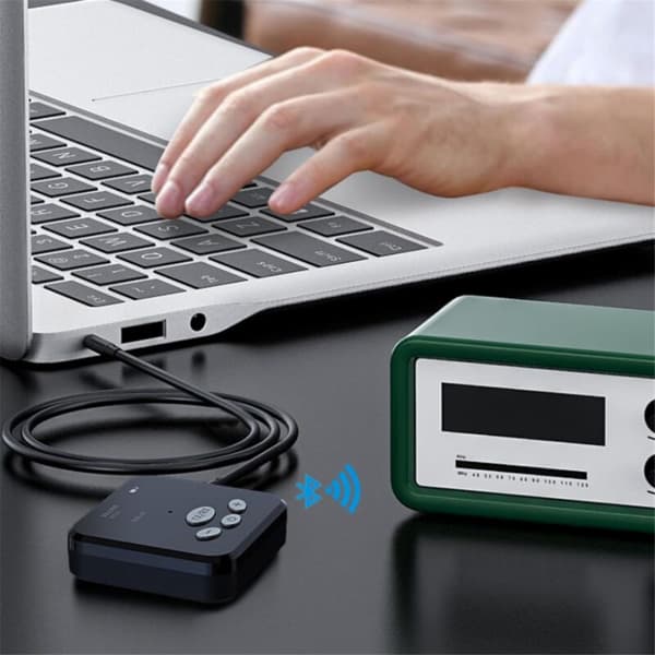 Bluetooth 5.0 Sender Modtager, HiFi Trådløs Lydadapter, 2 i 1 Bluetooth Adapter, 3,5 mm Bluetooth Lydadapter