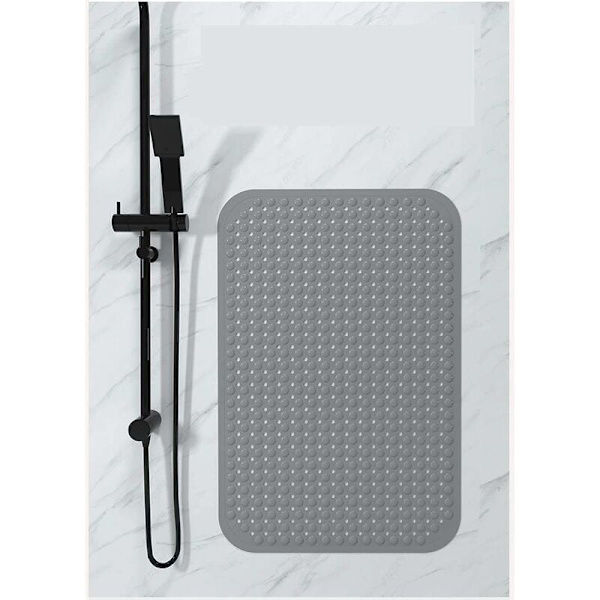 Rektangulær brusebadsmåtte Stor badeværelse skridsikker måtte Husholdning brusebadsrum bademåtte Toilet gulvmåtte PVC fodmassage badekar måtte-8858cm
