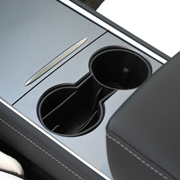 for Model 3 Y Midtkonsoll Oppbevaringsboks Bil Koppholder D' Klips Kopp Interiør Modifikasjon