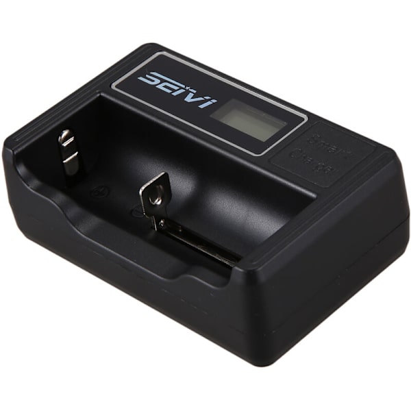 Intelligent Single Charger LCD Display Batterilader til -Ion Batteri 26650/22650/18650/18490/18350/17670