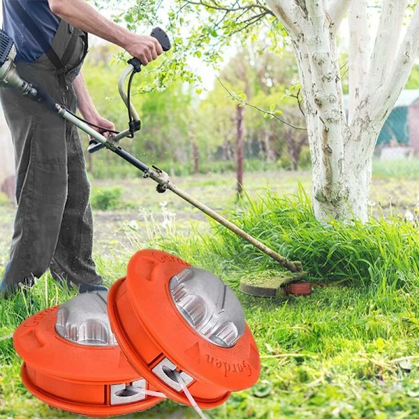 Spole för universalborsthuvud M10 x 1,25 med 2,4 mm x 2 m nylontråd