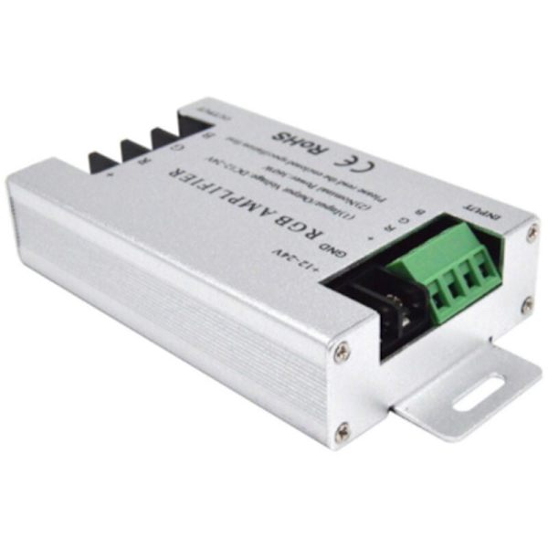 360W RGB LED-förstärkarkontroll DC12V-24V 30A aluminiumhölje för RGB 5050 3528 SMD LED-remsa