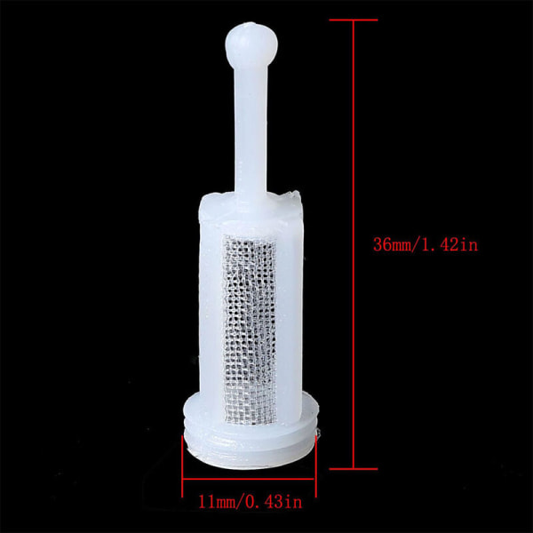 50 stk Universal Gravity Spray Tool Filter Fint, Engangs Gravity Feed Spray Tool Maling Sil Reduserer Tette
