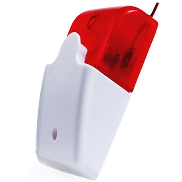 Wired Strobe Siren 12V Flashing Light Alarm Sound for 99 Zones PSTN/GSM Security Wireless