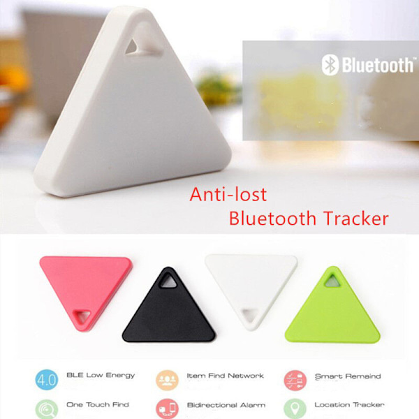 Mini Smart Pet GPS Tracker Husdjur Lokalisering Anti-Lost Vattentät Triangulär Bluetooth Tracker Barn Hund Katt Tracker Grön