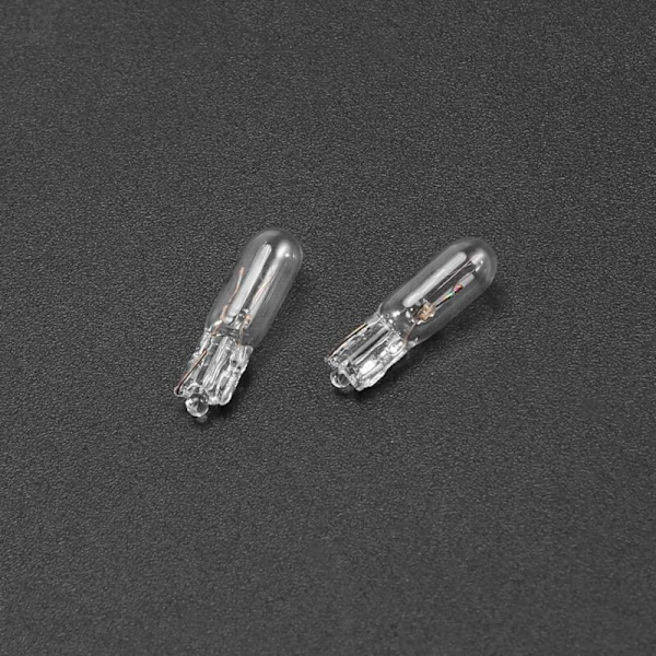 100 stk. T5 286 Base Miniature Pære til Nummerpladelys Sidemarkør Bilinstrumentbræt Indvendig Kuppel