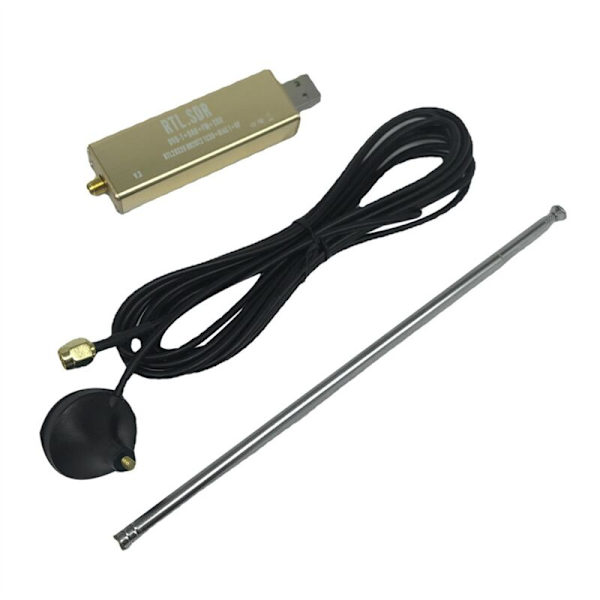 RTL SDR-mottaker V3 Pro 100KHz-1.7GHz Innebygd TCXO for Amatørradio Luftfartsbånd ADSB UHF VHF HF AM FM