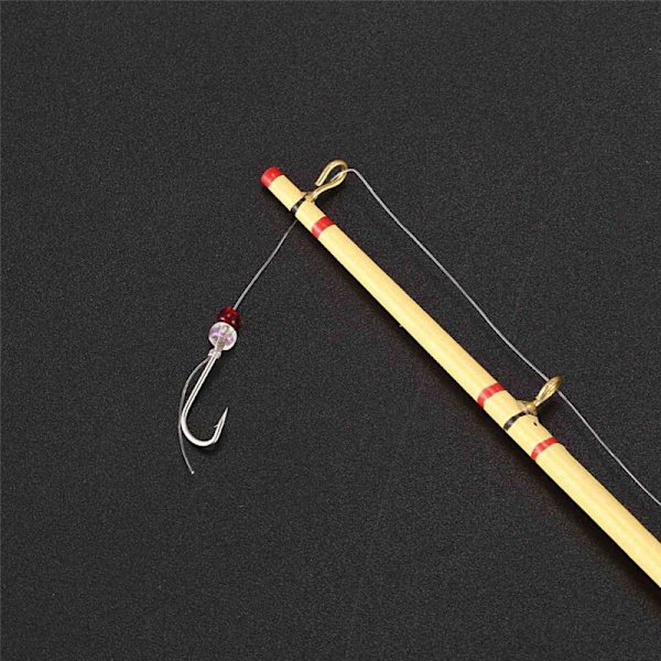 2 kpl 1/12 mittakaavan lelutalon miniatyyrikalastussauva työkalumalli nukkekoristetarvikkeet lasten DIY-suunnittelu