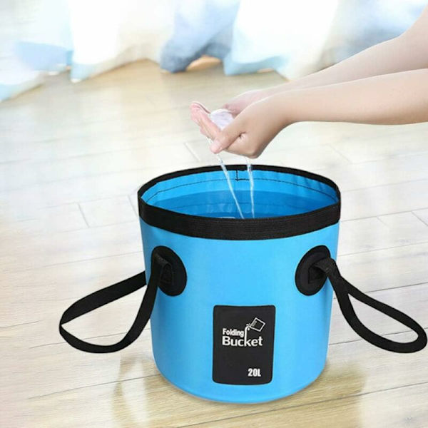 20L Vikbara Hinkar, Vattentäta Vikbara Vattenpåsar för Resor, Utomhus, Fiske & Camping