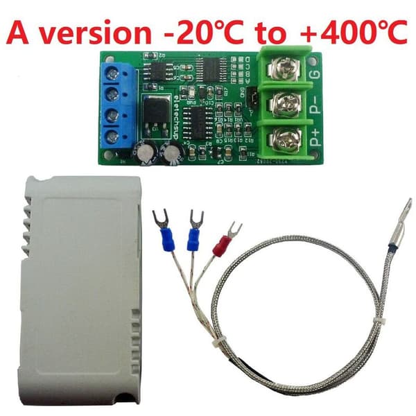 DC 8-25V PT100 Platin Termisk Modstand til RS485 Temperatur Konverter Modbus RTU RTD Sensor Modul Kit PTA9B01
