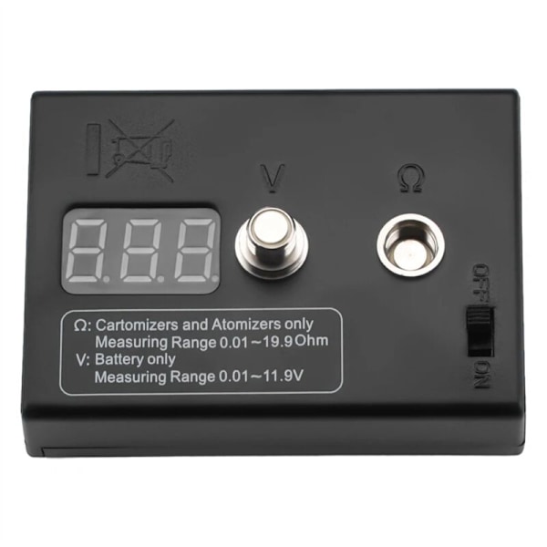 LED Digital Ohmmeter Spolspänning Mätning 0.01-19.9Ω Hög Precision Motståndstestare för EGO 510 808D M7 M8
