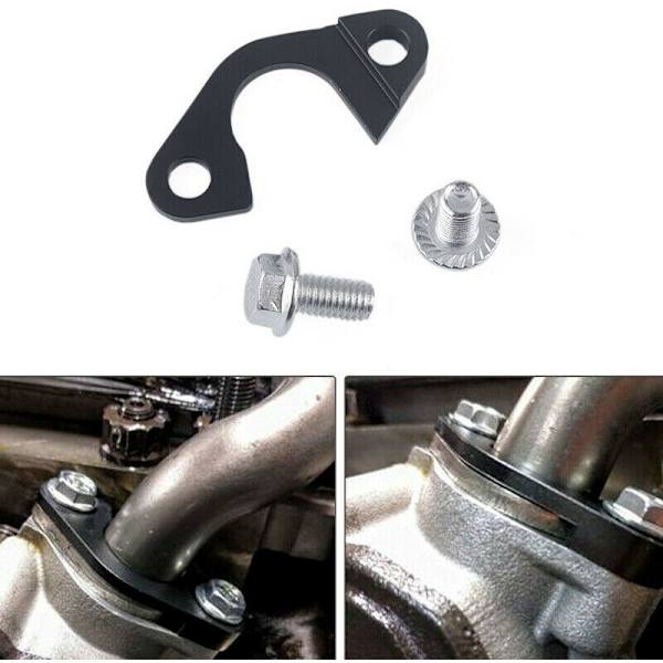Pumphållare slangrör bälte fäste förstärkning för LS1 LS3 Silver