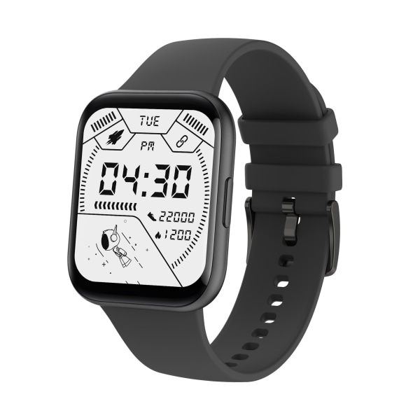 p25 watch puls blodtryck hälsa sport stegräknare watch black