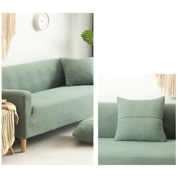 Grå Tykk Sofaovertræk All-inclusive Elastisk Stof Sofaovertræk Armlæn Simpel og Universal Sofahynde (L)
