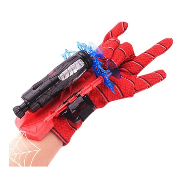 Spiderman Launcher Glove, Muovinen Cosplay Glove lapsille, Hero Launcher -rannelelut, Upea lahja Spiderman-faneille, Opetuslelut lapsille