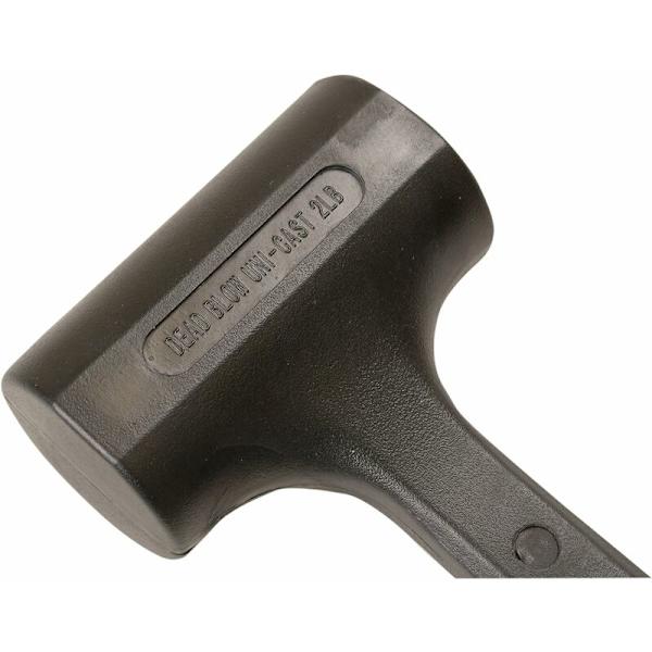 Slägga utan studs PVC 2LB 330mm Svart