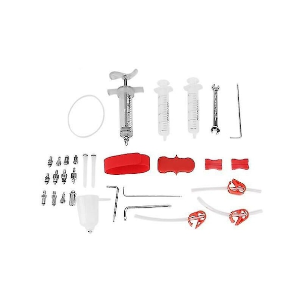 Universell hydraulisk skivbroms avluftningskit verktyg för Shimano Magura Avid Sram Formula Hayes Nutt Zoom