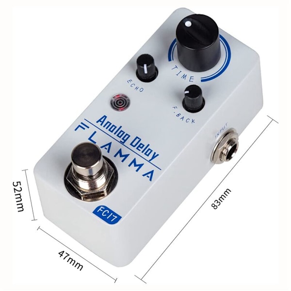 FC17 Analog Delay Pedal Vintage Delayeffekter Elgitarrpedal True Bypass
