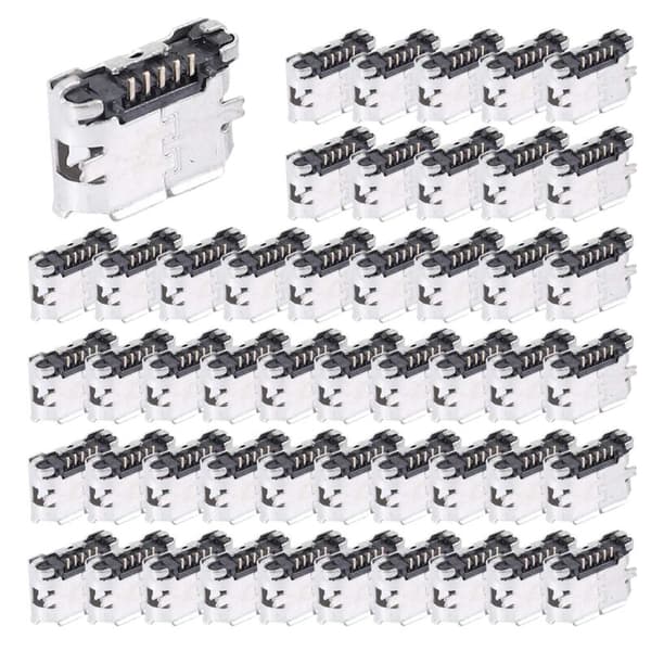 50 kpl PCB SMT -USB Type B 5-nastainen liitinadapteri