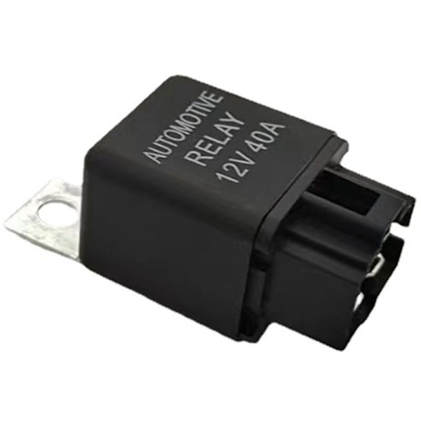 5 stk. 40AMP 12V DC Bil A/C Relæ Forlygte Ventilator og Stik 14 AWG Ledninger 4PIN Automotive