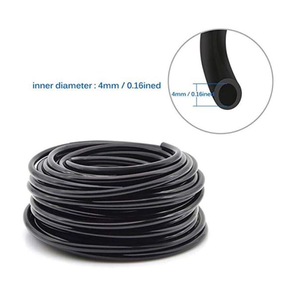 10M DIY Bevattningssystem för Trädgård 1/4 Tum Tom Distributionsvattenslang Kit Dropp Automatisk Bevattningsutrustning Set för Trädgård Gräsplan
