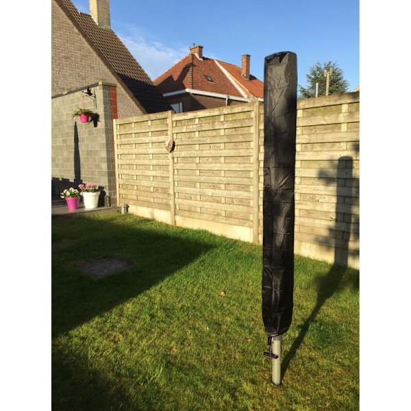 Vanntett paraply tørkestativ dekke, tørkestativ dekke med glidelås, 210d Oxford vindtett tørkestativ paraply dekke (165x16cm)