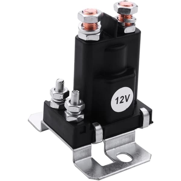 Dobbelt startbatteri-isolatorrelæ 4 terminaler 500A 12V til bilstrømsafbryder