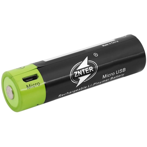1 stk 18650 Genopladelig Batteri 3.7 V 1500Mah Aa Usb Opladning Lithium Batteri Udstyret Med -Usb Opladning