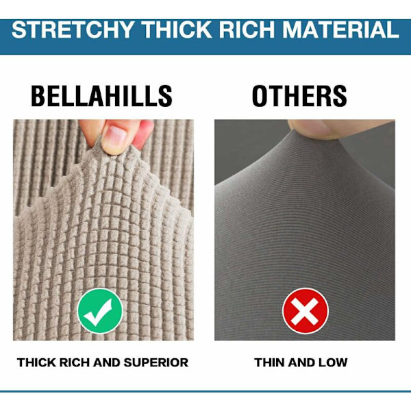 Högstretchbar Kontorsstolsöverdrag Spandex Stolsöverdrag för Kontorsstol Dator Kontorsstolsöverdrag Hög Rygg, Funktionell Rutig Jacquardväv Modern