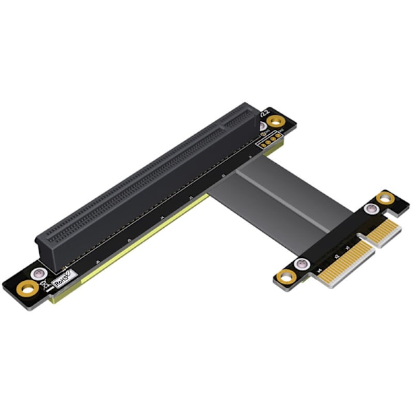 PCI-E PCI Express 16X til 4X forlængerkabel bånd Express-kortadapter 90 grader til 180 grader