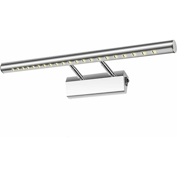 Badeværelsesspejl lys LED 5W væglampe bordlampe vandtæt IP44 180° justerbar med switch rustfrit stål belysning dekoration møbler toilet