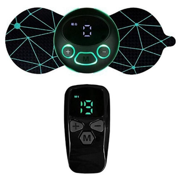 Smart Nackmassage Gelkuddar Bärbar Mini Kroppsmassage Klistermärken för Muskelavslappning Smärtlindring Nackmassage