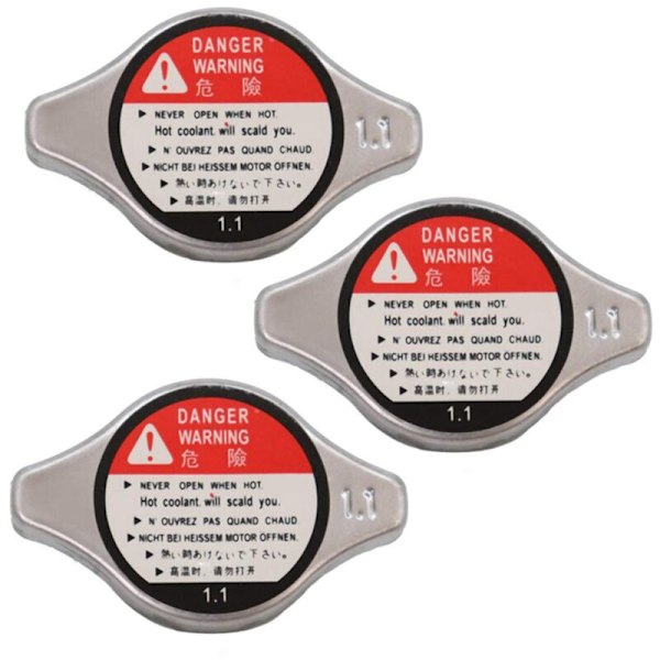 3X Radiator Cap, Ersätt 19045-RAA-003, för , -Accord, element, Fit,