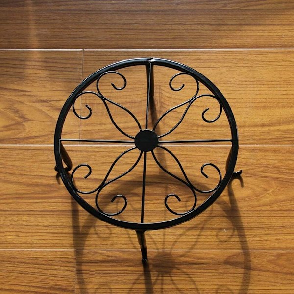2 st Blomstpall, Retro Design, Metall, Rund, Smidesjärn, Blomstativ HIASDFLS