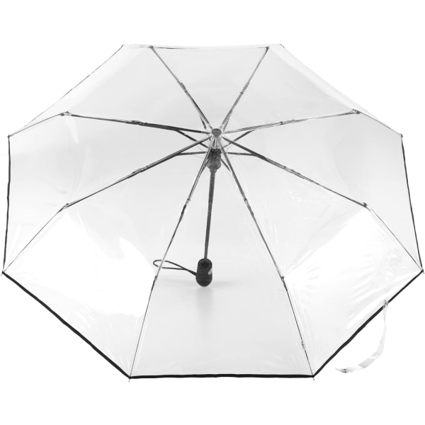 Kangaskassi läpinäkyvä katos automaattisesti avautuva taitettava sateenvarjo