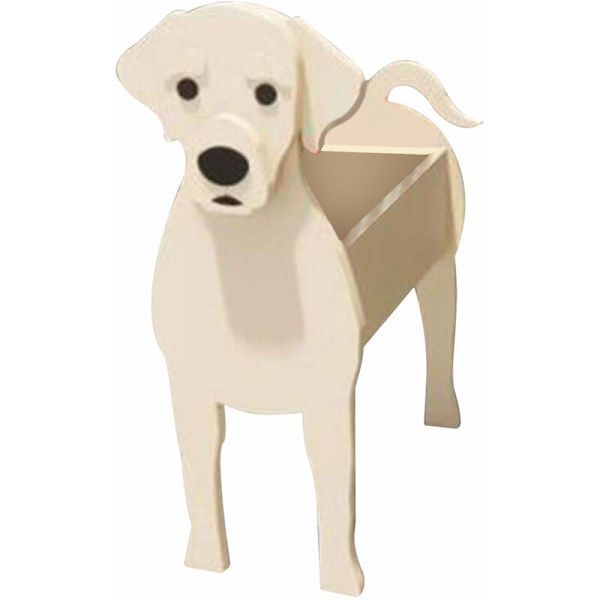 Sød hund blomsterpot tegneserie dyr have dekoration (Labrador blomsterpot)