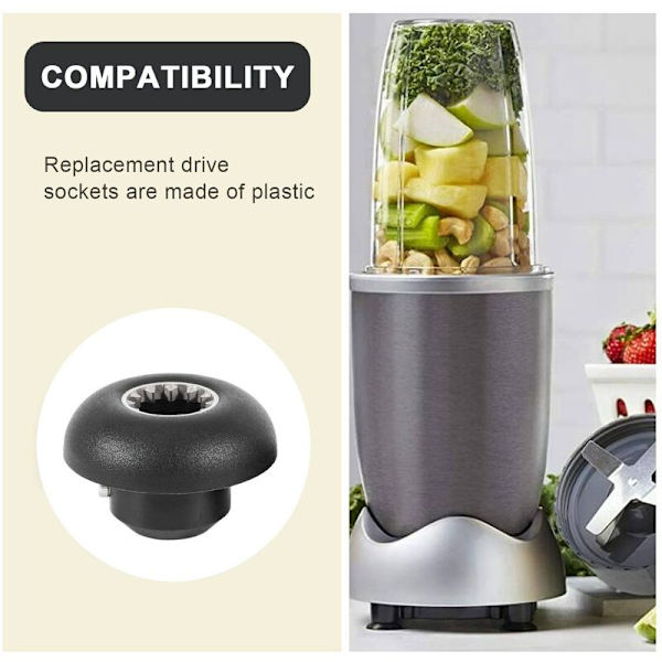 Drev Stik Sæt, Udskiftning Blender Drev Stik Kompatibel til Basic Gear Udskiftning Tilbehør -