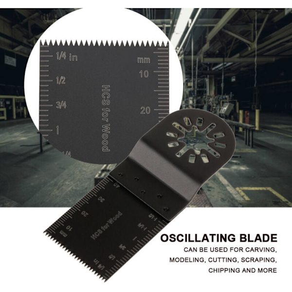 20 stk. 34 mm Universelle Oscillerende Savklinger, Multifunktionelle Oscillerende Savklinger Sæt, til Reparationsklipning