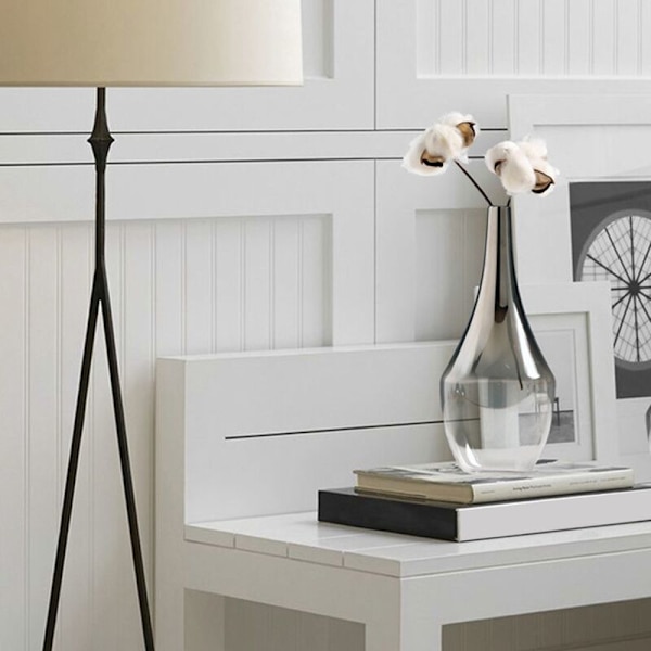 Nordisk Blomglas Vas Gradient Glas Vas Dekorativ Nordisk Blomvas Heminredning Växter Krukor Växthållare A