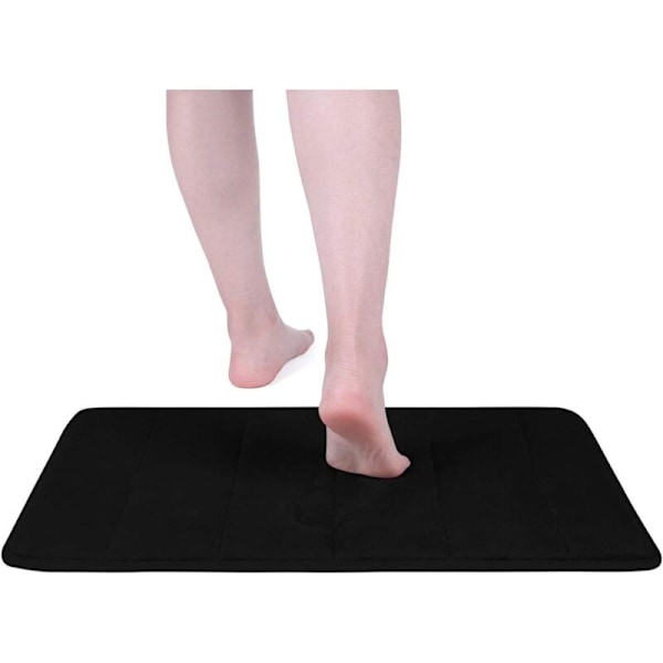 Minneskum Badematte Antislipp Absorberende Badematte Vaskbar Badematte - 50 x 80 cm