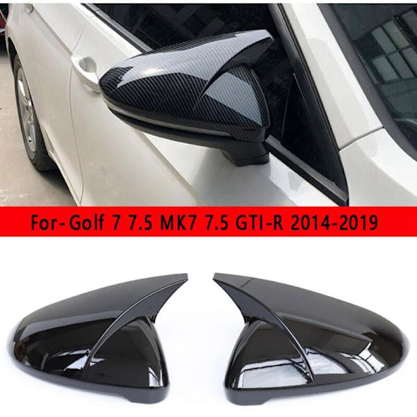 Bilfiber Bakspeil Deksel Side Housing Cap For- Golf 7 7.5 MK7 -R 14-19