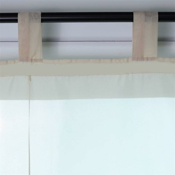 Romerska Gardiner med Spännen Köksgardiner Romerska Gardiner Transparent Spänne Modern Persienner Gardiner Slöja Sanden LxH 120x155cm 1 styck