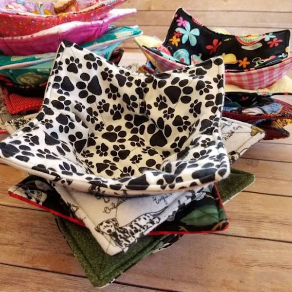 10x10 Tum Skål Mall, Kuvert Sömnad Quiltning Skärning Schablon Hantverk DIY