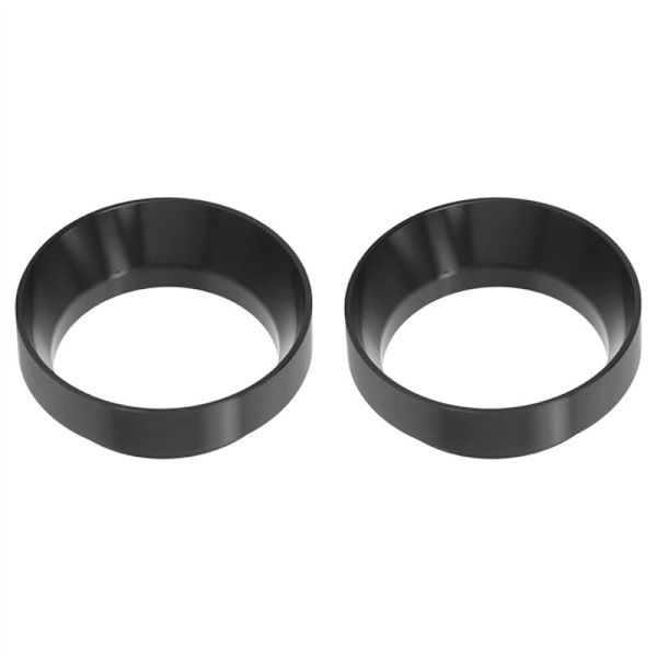 2 kpl 51 mm espresson annostelusuppiloita, kahvikoneen tarvikkeet magneettirenkaalla jauheen tamppaustyökalu (musta)
