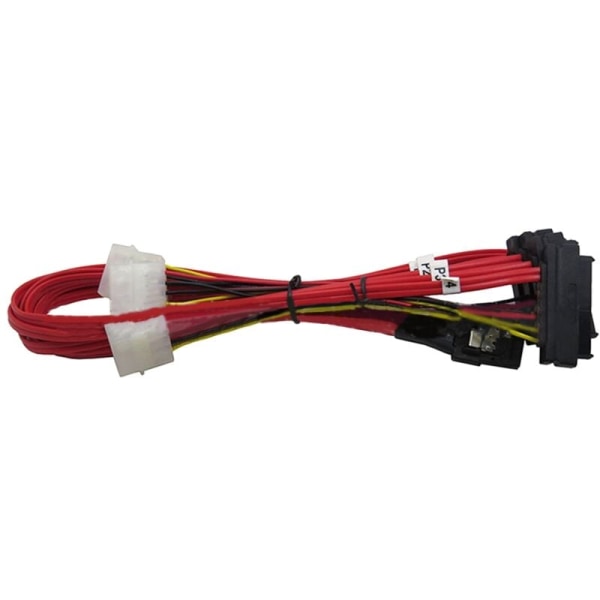 Mini SAS36P SFF 8087 - SAS29P SFF-8482 -kiintolevyjohto, siirtokaapeli, MINI SAS -datakaapeli, 1 m